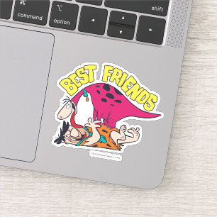 Sticker Les Pierrafeu   Fred & Dino - Les meilleurs amis