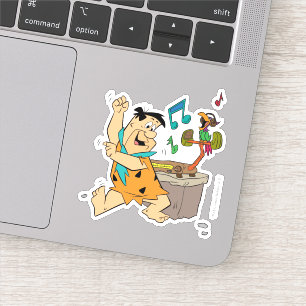 Sticker Les Pierrafeu   Fred Flintstone Dancing