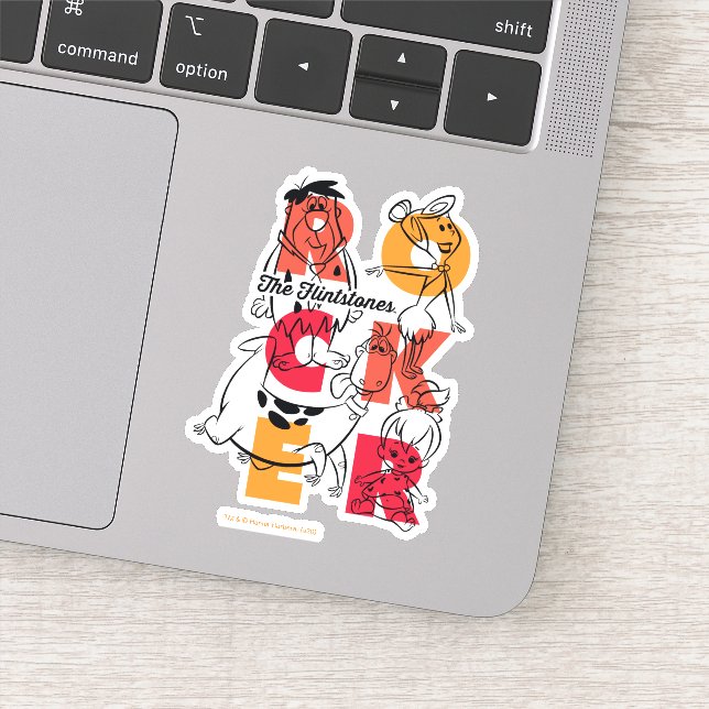 Sticker Les Pierrafeu | ROCKER (Détail)