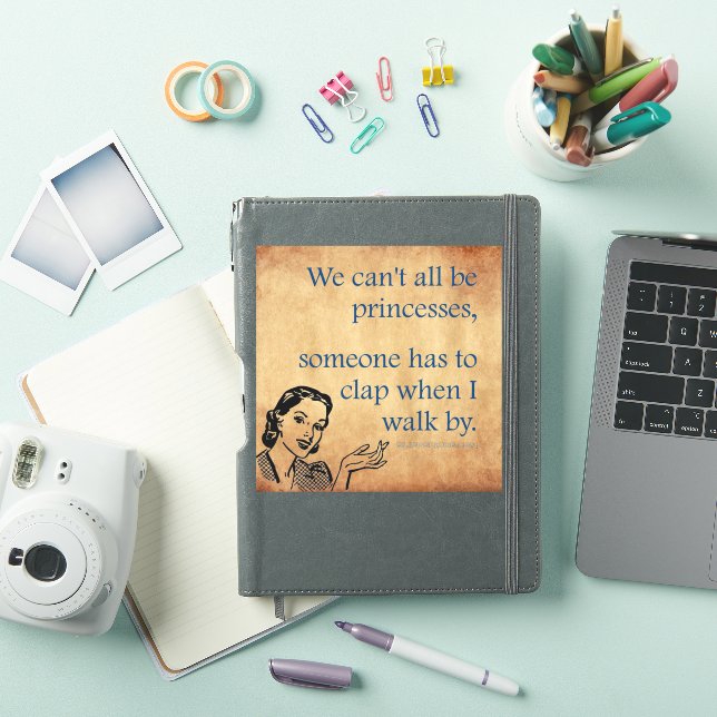 Sticker Les princesses de SlipperyJoe applaudissent affich (Couverture iPad)
