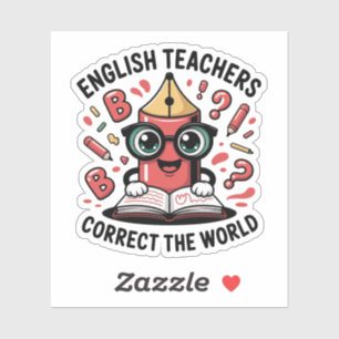 Sticker Les professeurs d'anglais corrigent le monde – Gra
