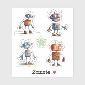Sticker Les robots dangereux (5 - 8)