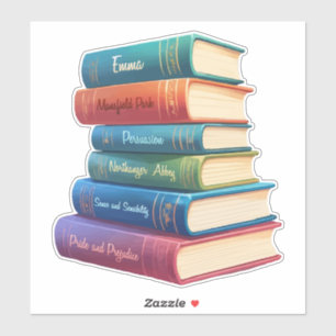 Sticker Les romans de Jane Austen VIII
