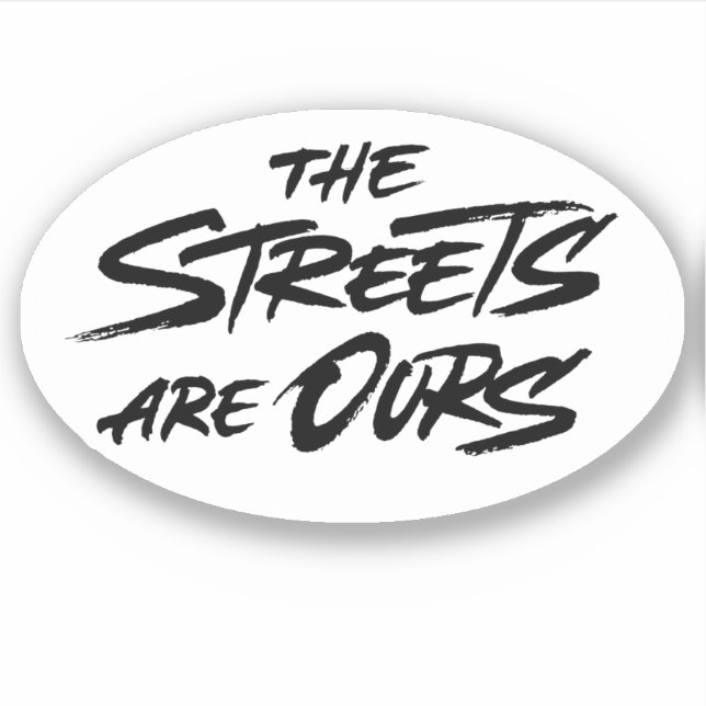 Sticker Les rues sont à nous (Devant)