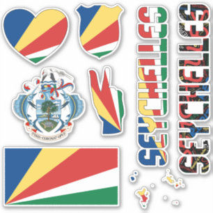 Sticker Les Seychelles Extraordinaires Formes Symboles Nat