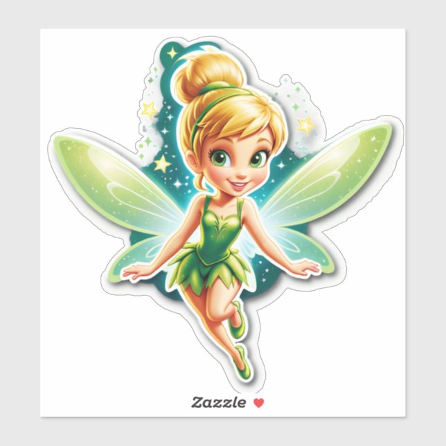 Sticker Les Vœux d'anniversaire de Tinker Bell (Feuille)