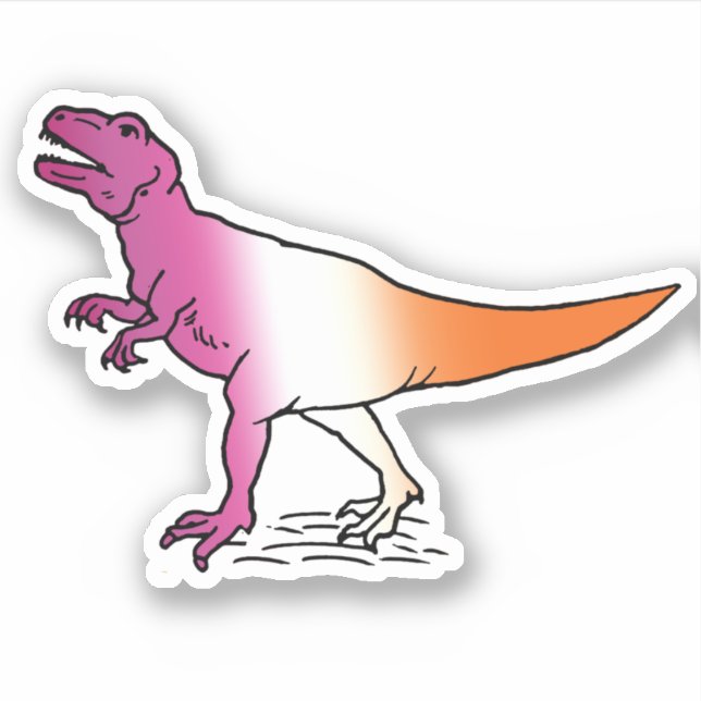 Sticker Lesbisaurus (Devant)
