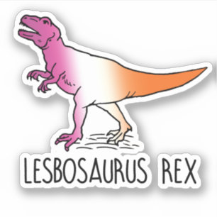 Sticker Lesbosaurus Rex