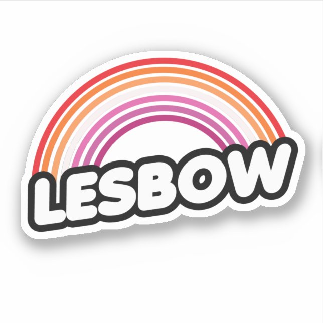 Sticker Lesbow - Coucher de soleil (Devant)