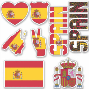 Sticker L'Espagne Extraordinaire forme les symboles nation