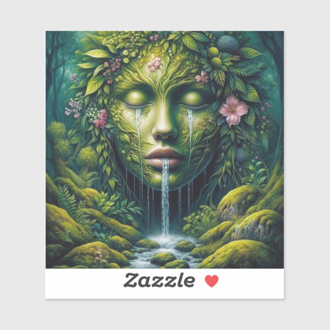 Sticker L'esprit forestier (Feuille)