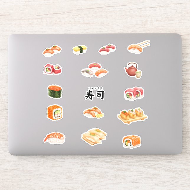 Sticker Let’s sushi and party! (Ordinateur)