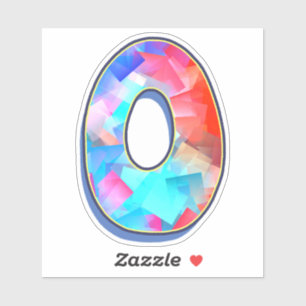 Sticker Lettre O_ Graffiti lettres alphabet