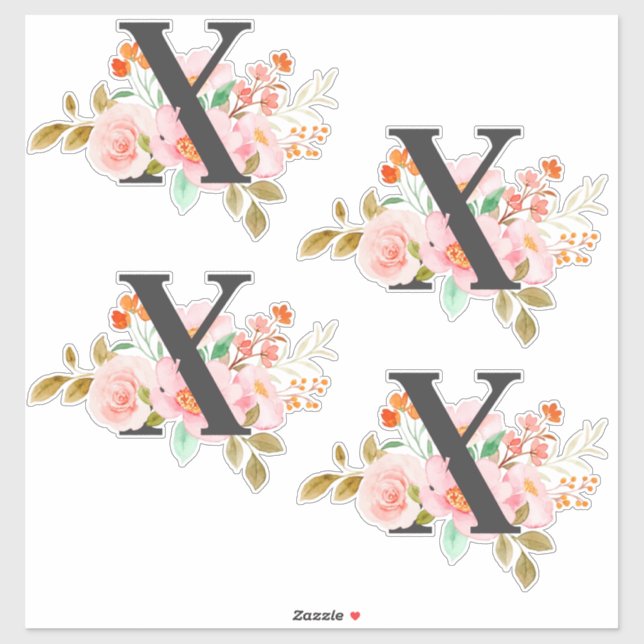 Sticker Lettre X (Feuille)