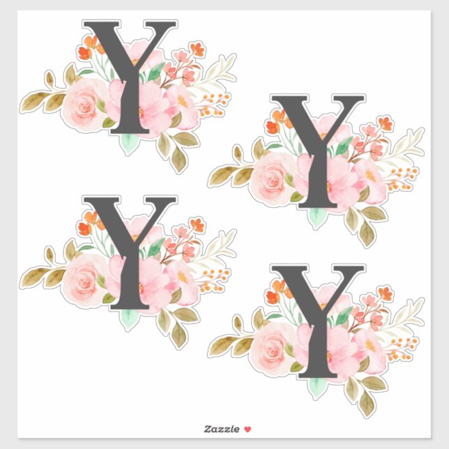 Sticker Lettre Y (Feuille)