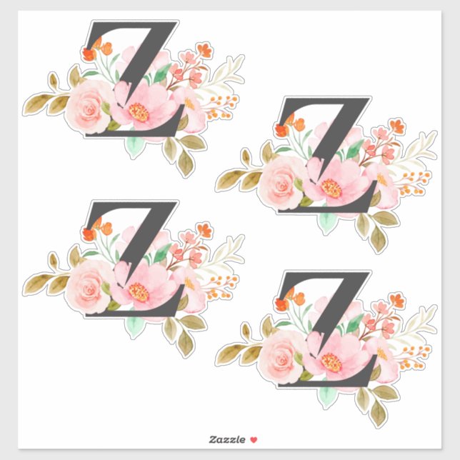 Sticker Lettre Z (Feuille)
