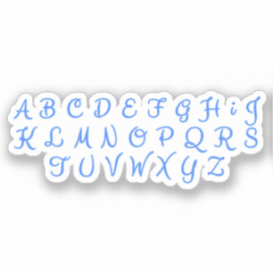 Sticker Lettres de l'alphabet pour scrapbooking - Autocoll