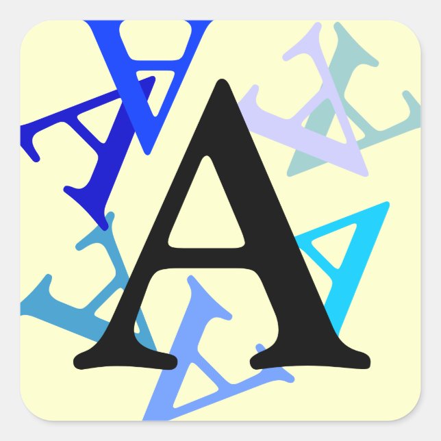 Sticker - Lettres multiples (Devant)