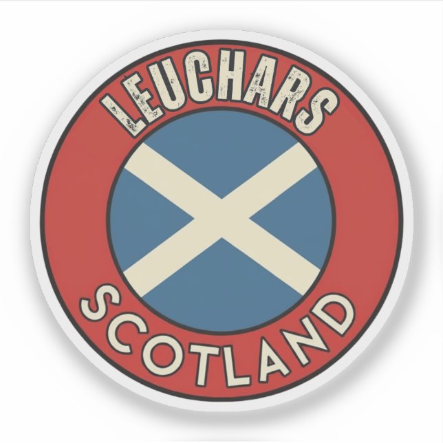 Sticker Leuchars, Écosse (Devant)