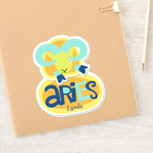 Sticker Lève le contour du bélier zodiaque