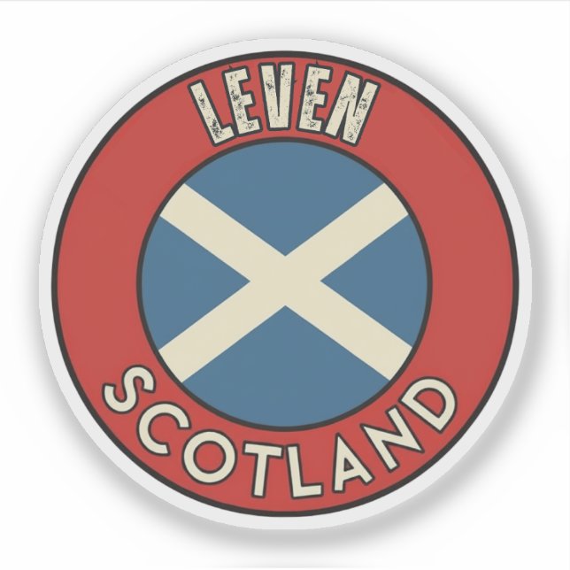 Sticker Leven, Écosse (Devant)