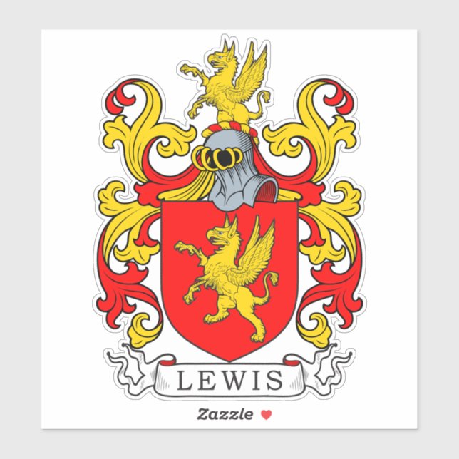 Sticker Lewis Family Crest (Feuille)