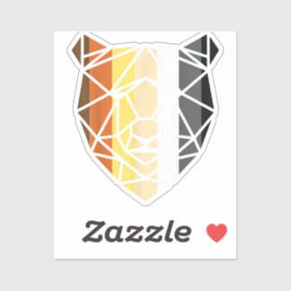 Sticker LGBT Papa Mens Mois Gay pride - Bea Gay Géométriqu