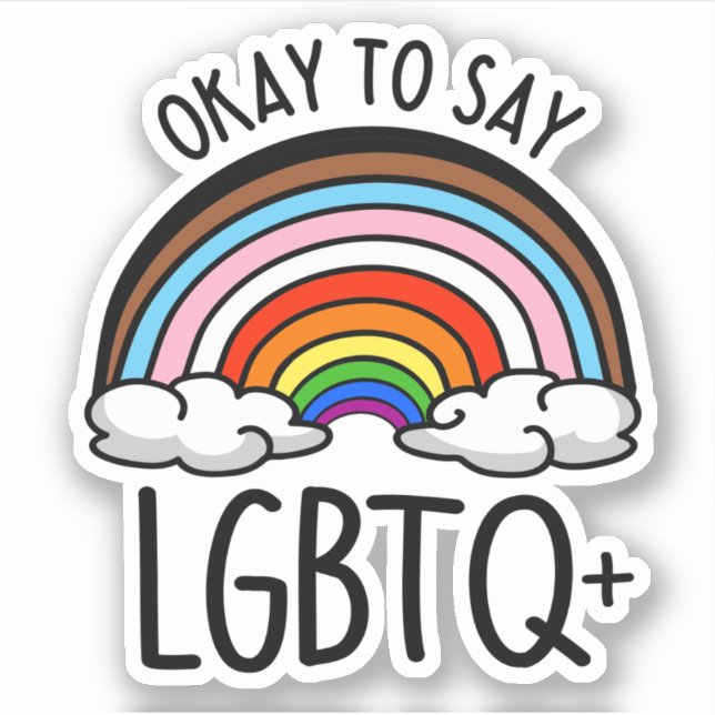 Sticker LGBTQ+ est acceptable (Devant)