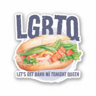 Sticker LGBTQ OBTENONS BÁNH Mø CE SOIR REINE