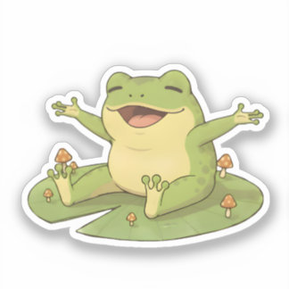 Sticker L'habitude d'étirement de Zochi