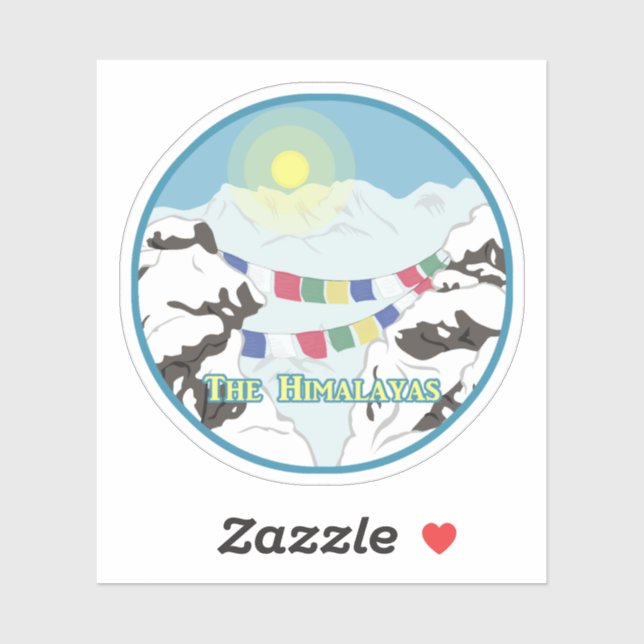 Sticker L'Himalaya (Feuille)