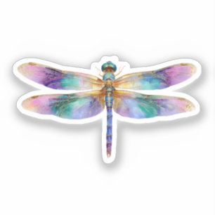 Sticker Libellule Colorée – Art de la Nature Iridescente