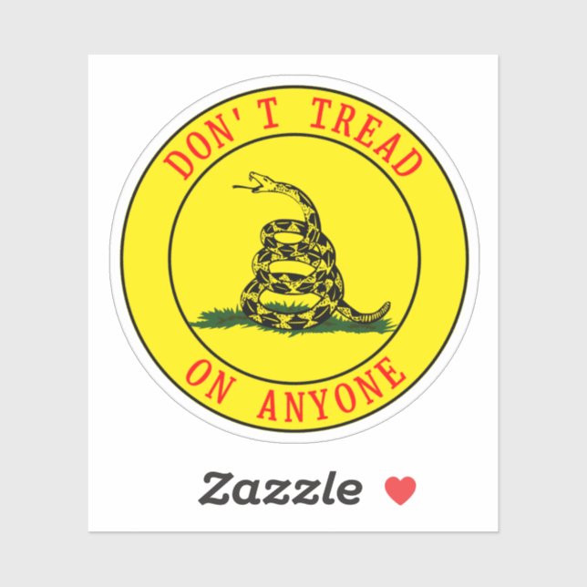 Sticker Libertarianisme chrétien (Feuille)