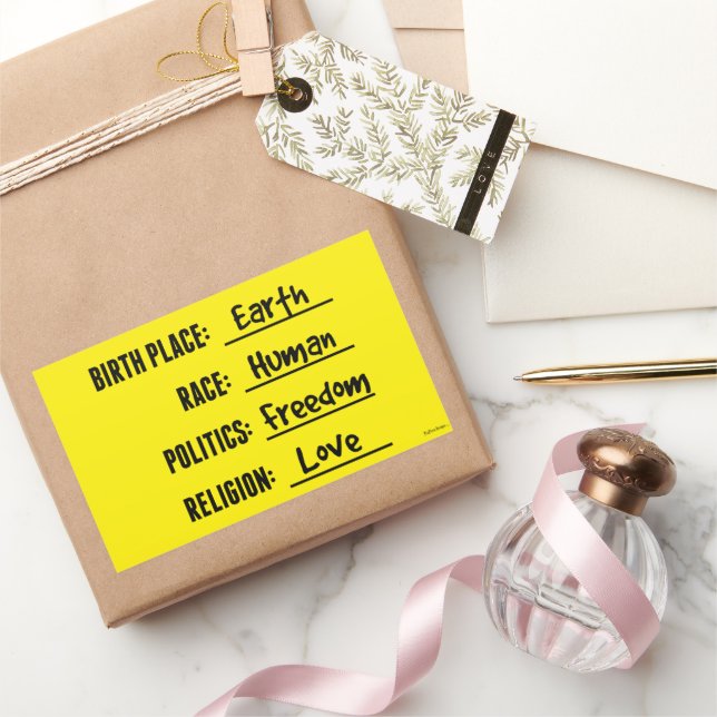 STICKER LIBERTÉ AMOUR (TERRE) (Cadeaux)