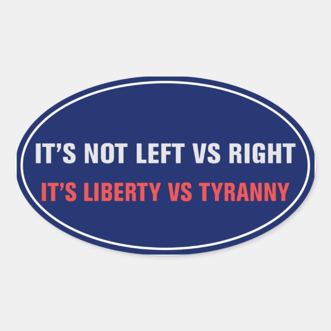 Sticker Liberty vs Tyranny (Devant)