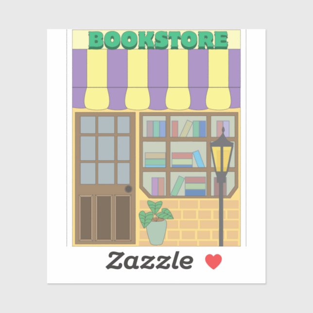 Sticker Librairie (Feuille)