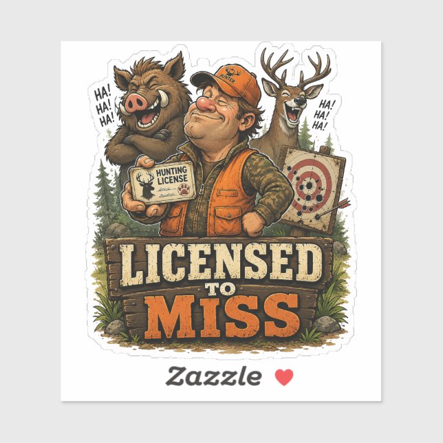 Sticker Licensed To Miss (Feuille)