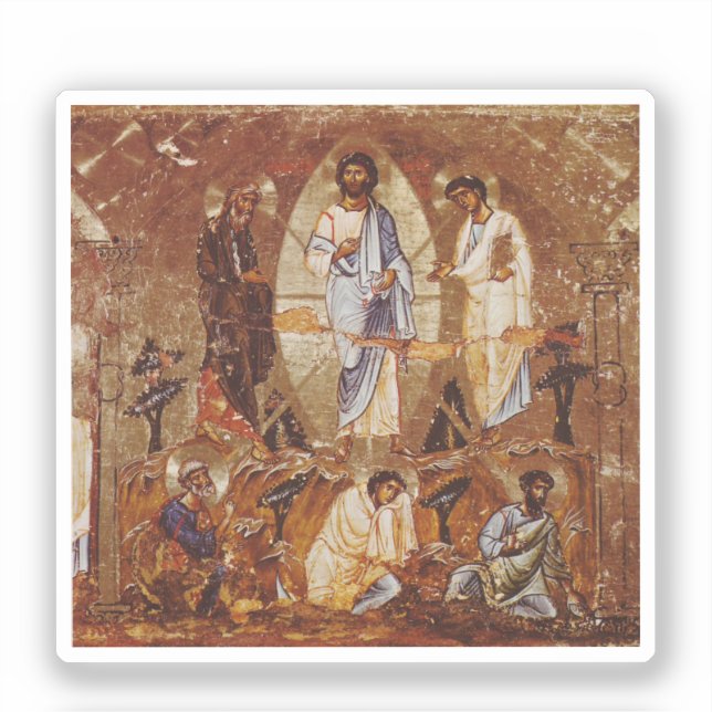Sticker L'icône de la Transfiguration du Christ (Recto)