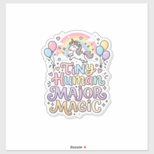 Sticker Licorne Tiny Human Major Magic Premium Vector Vect