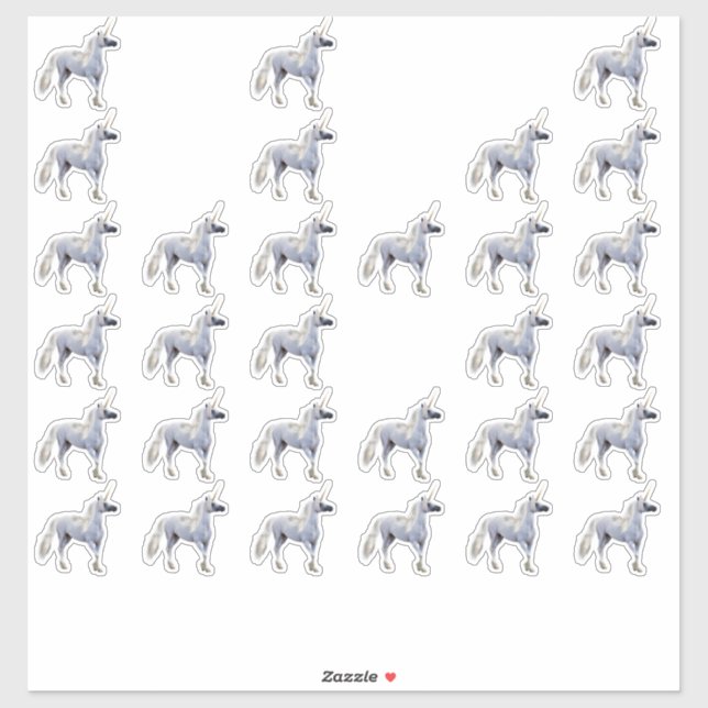 Sticker Licornes (Feuille)
