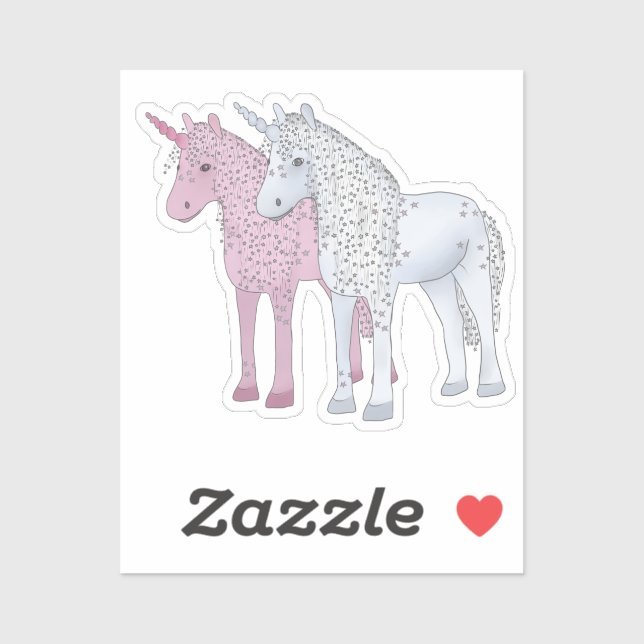 Sticker Licornes (Feuille)