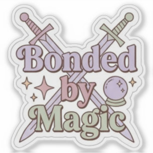 Sticker Liés par la magie - Lecteurs de romantasy livresqu