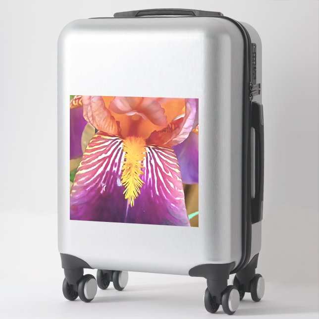 Sticker Light Iris Macro Artistique Abstrait (Sur valise)