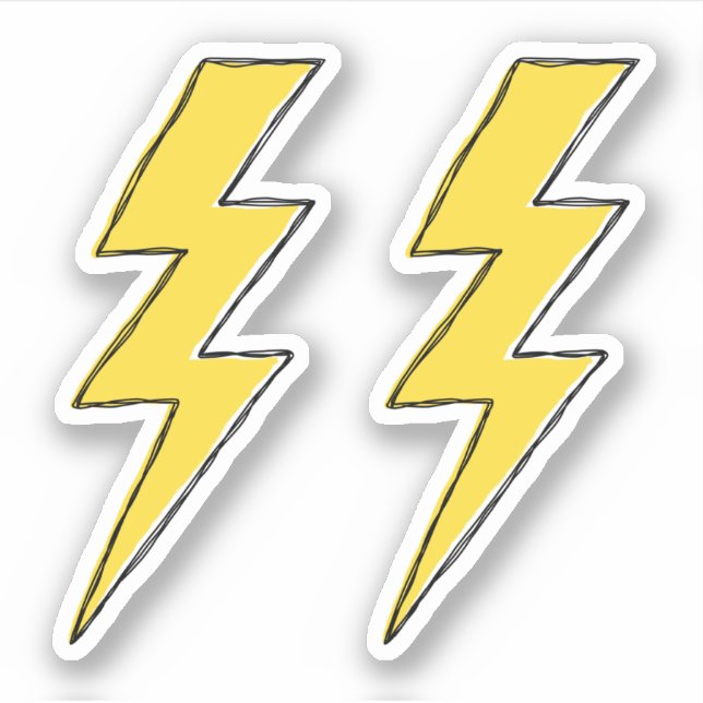 Sticker Lightning bolts (Devant)