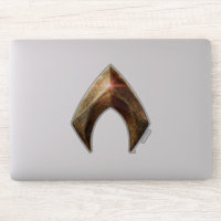 Ligue de Justice | Symbole d'aquaman métallique