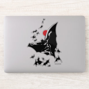 Sticker Ligue de la justice  Batman dans Cloud of Bats Pop