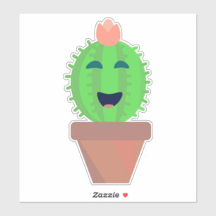 Sticker Lil Cactus Cute Cartoon Cactus