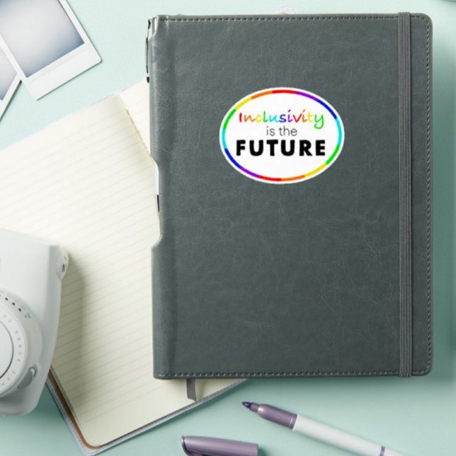 Sticker L'inclusion est l'AVENIR Neurodiversité Sensibilis (Créateur téléchargé)
