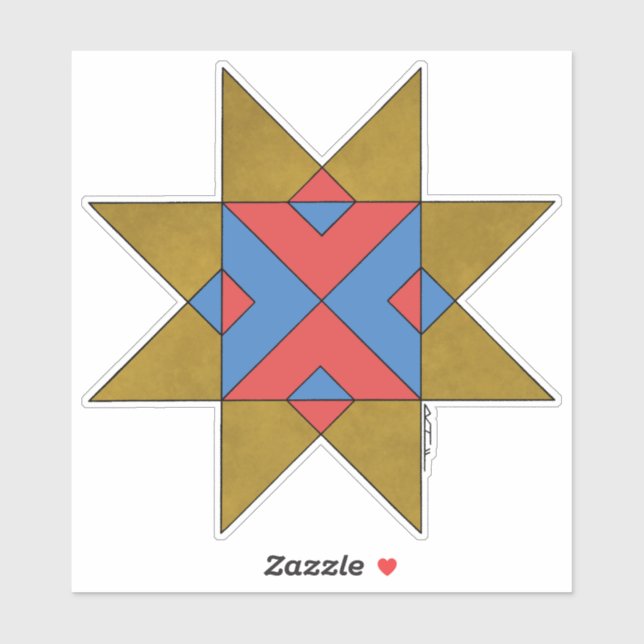 Sticker Lincolnshire Auseklis Witch Mark (Feuille)