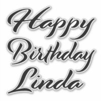 Linda Nom Prénom Anniversaire de la Broderie noire
